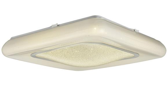 LED-Deckenleuchte Wilhelm L: 30 cm mit Kristalleffekt - MODERN, Kunststoff/Metall (30/8,5cm) - Luca Bessoni