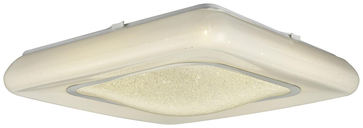 LED-Deckenleuchte Wilhelm L: 30 cm mit Kristalleffekt - MODERN, Kunststoff/Metall (30/8,5cm) - Luca Bessoni