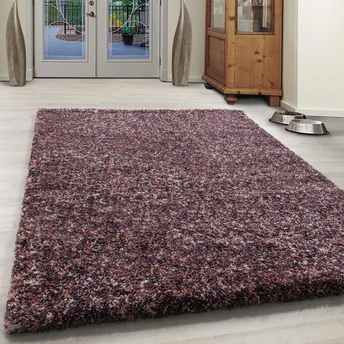 Hochflor Teppich Pink Enjoy 120x170 cm - Pink, KONVENTIONELL, Textil (120/170cm)