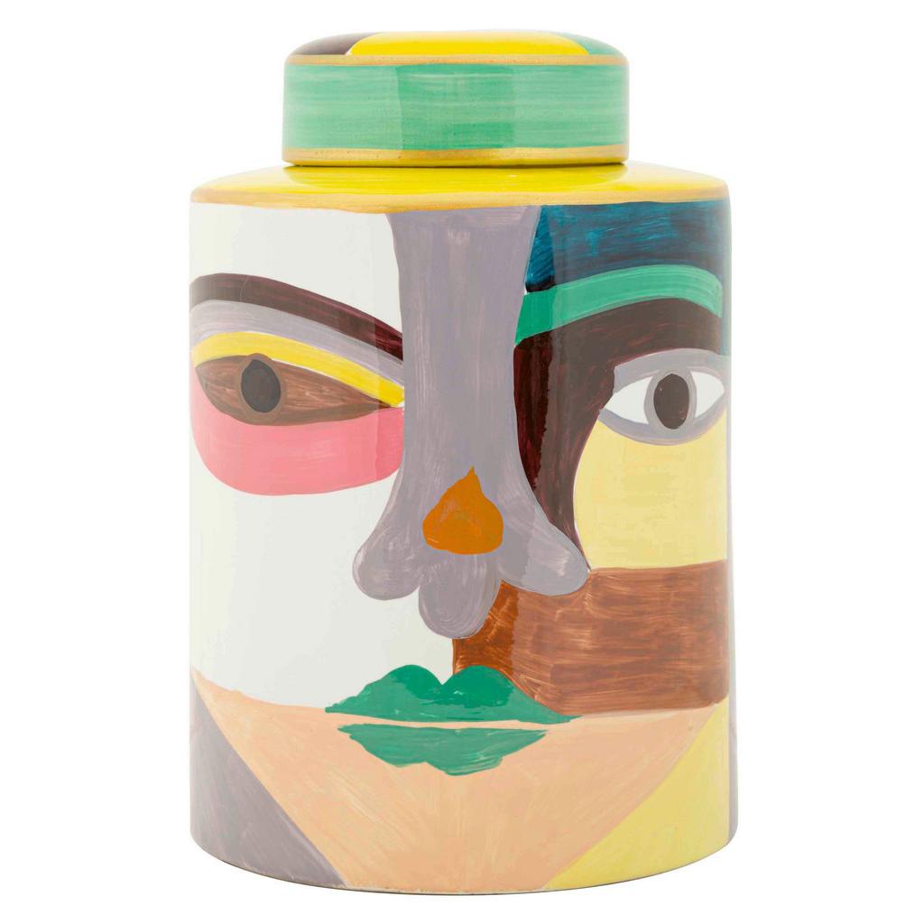 Vase Pot Piccassy Color Top Multicolor B: 19 cm