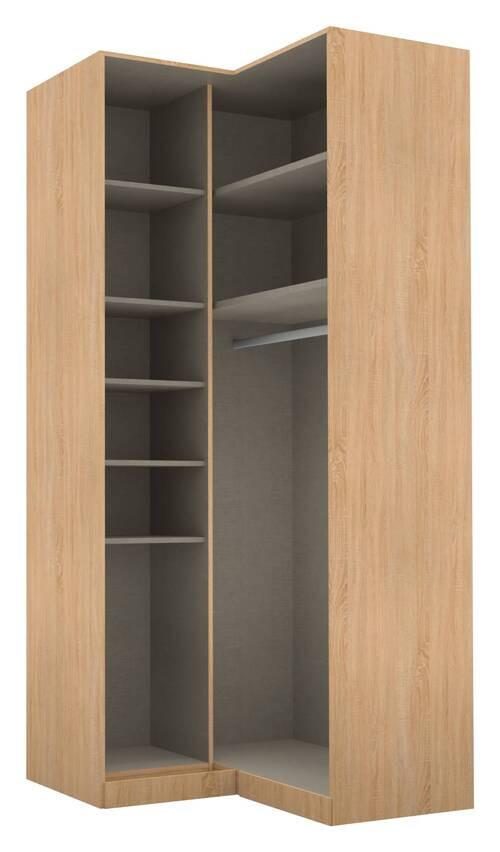 Eckschrank B: 100 cm Alabama, Sonoma Eiche Dekor - Sonoma Eiche, MODERN, Holzwerkstoff (100/229/102cm) - Rauch Möbel
