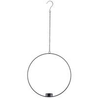 Dekohänger D: ca. 25 cm, Rumba - Schwarz, MODERN, Metall (25cm)