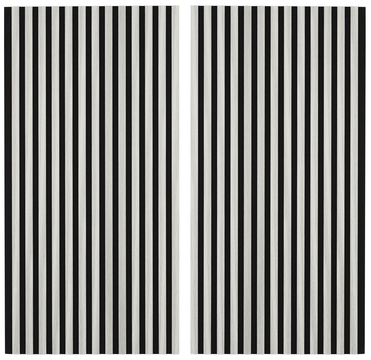 Akustikpaneel Josef - Eichefarben/Weiß, MODERN, Holzwerkstoff/Kunststoff (90/60/2cm)