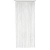Fadenvorhang + Stangendurchzug Marietta 90x245 cm Weiß - Weiß, KONVENTIONELL, Textil (90/245cm) - Ondega