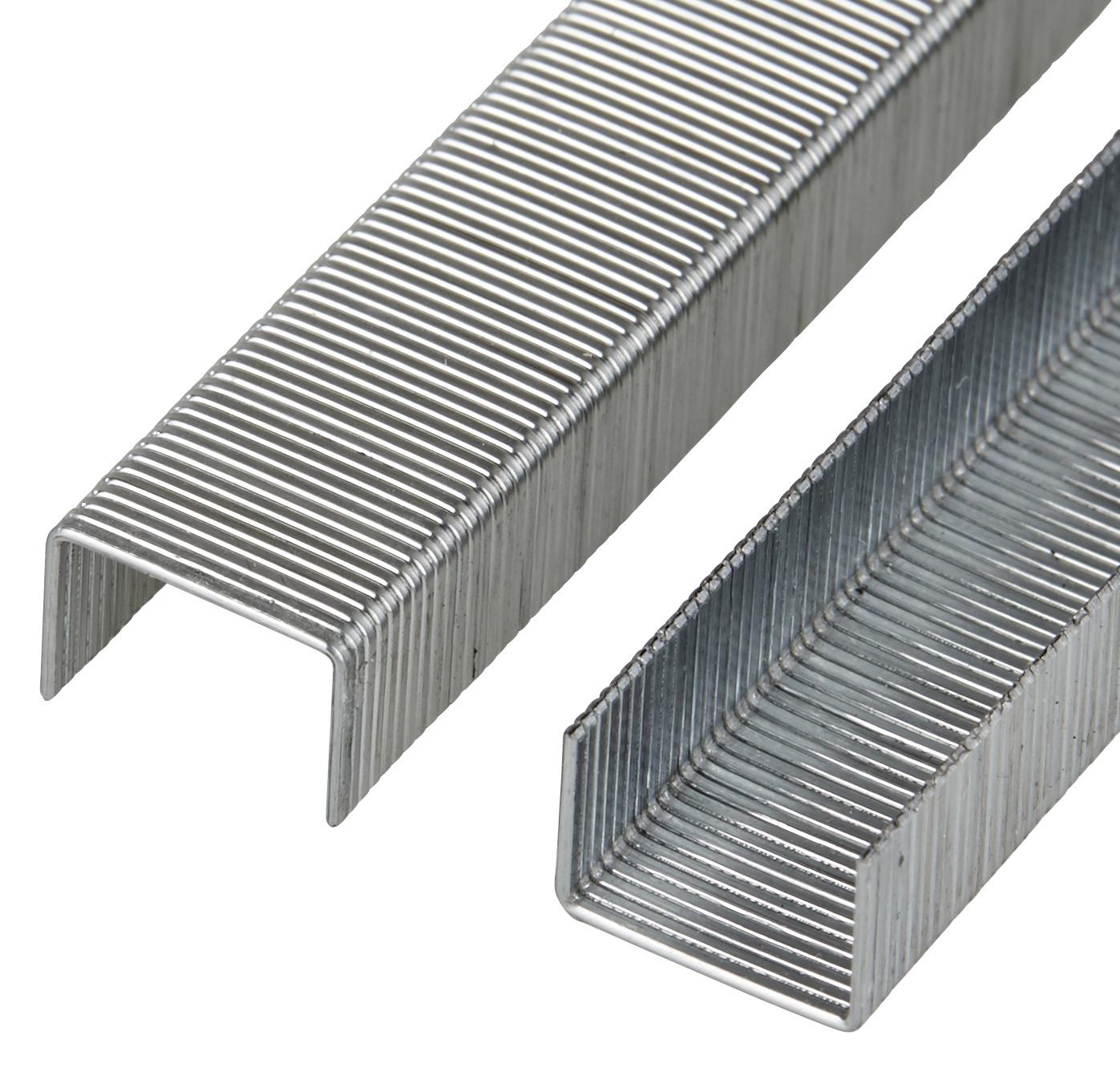 Heftklammern 1000 Stück 8 mm - Silberfarben, KONVENTIONELL, Metall (0.8cm)