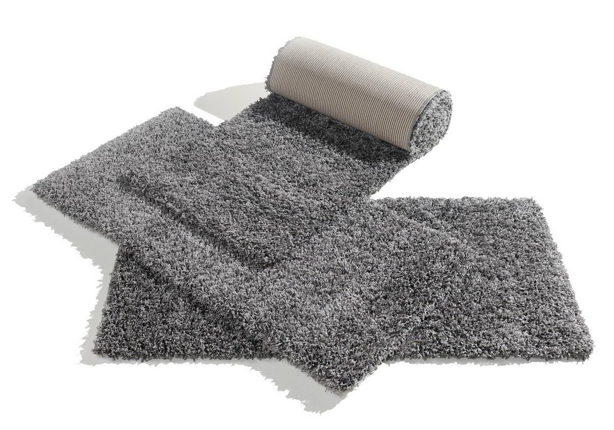 Hochflorteppich Fashion Shaggy Grau 160x230 cm - Grau, Basics, Textil (160/230cm) - Novel