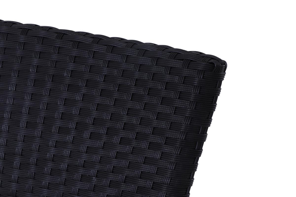 Stapelsessel F75846 - Schwarz, MODERN, Kunststoff/Metall (56/83/60cm) - Siena Garden