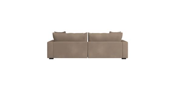 Megasofa Pelle-Megasofa - Wengefarben/Braun, Trend, Textil (261/124cm) - Luca Bessoni