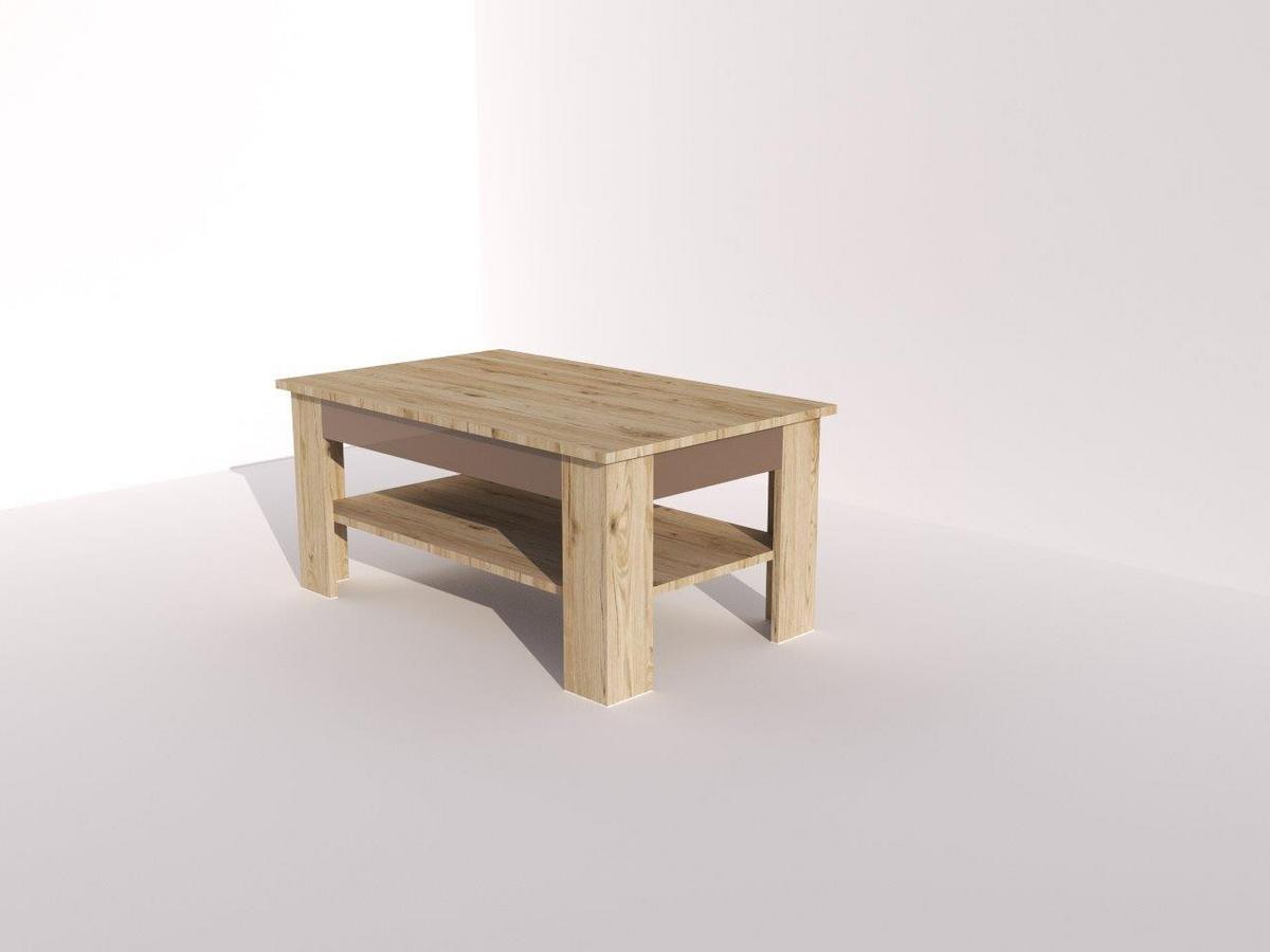 Dohányzóasztal Rossa Ii - Modern (90/41/55cm)