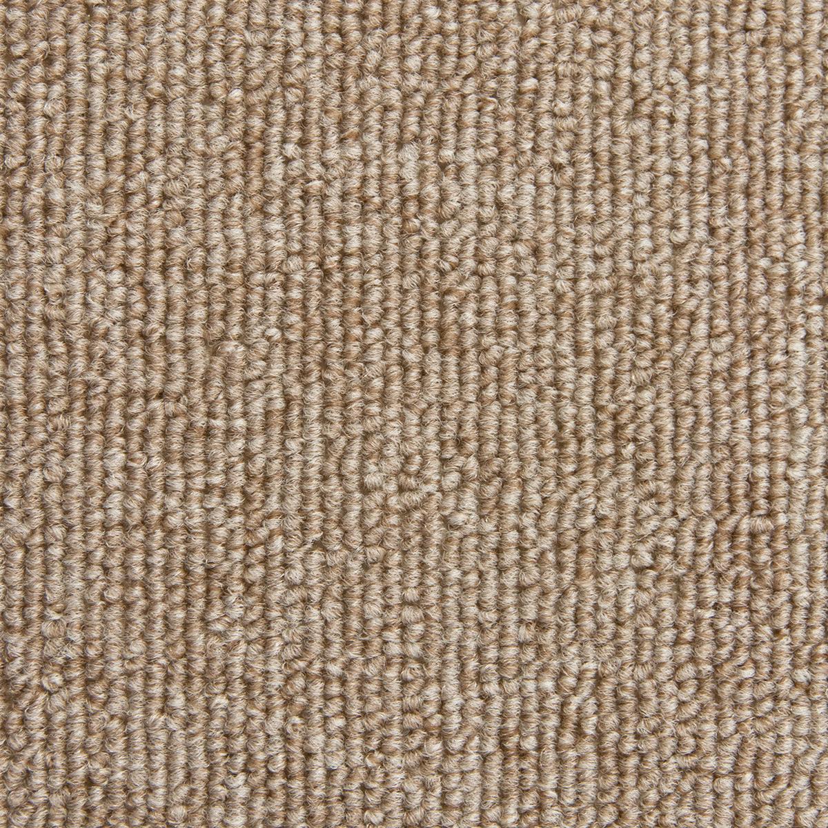Teppichfliese Beige Astra 50x50 cm Florhöhe 3 mm - Cappuccino, Basics, Textil (50/50cm)