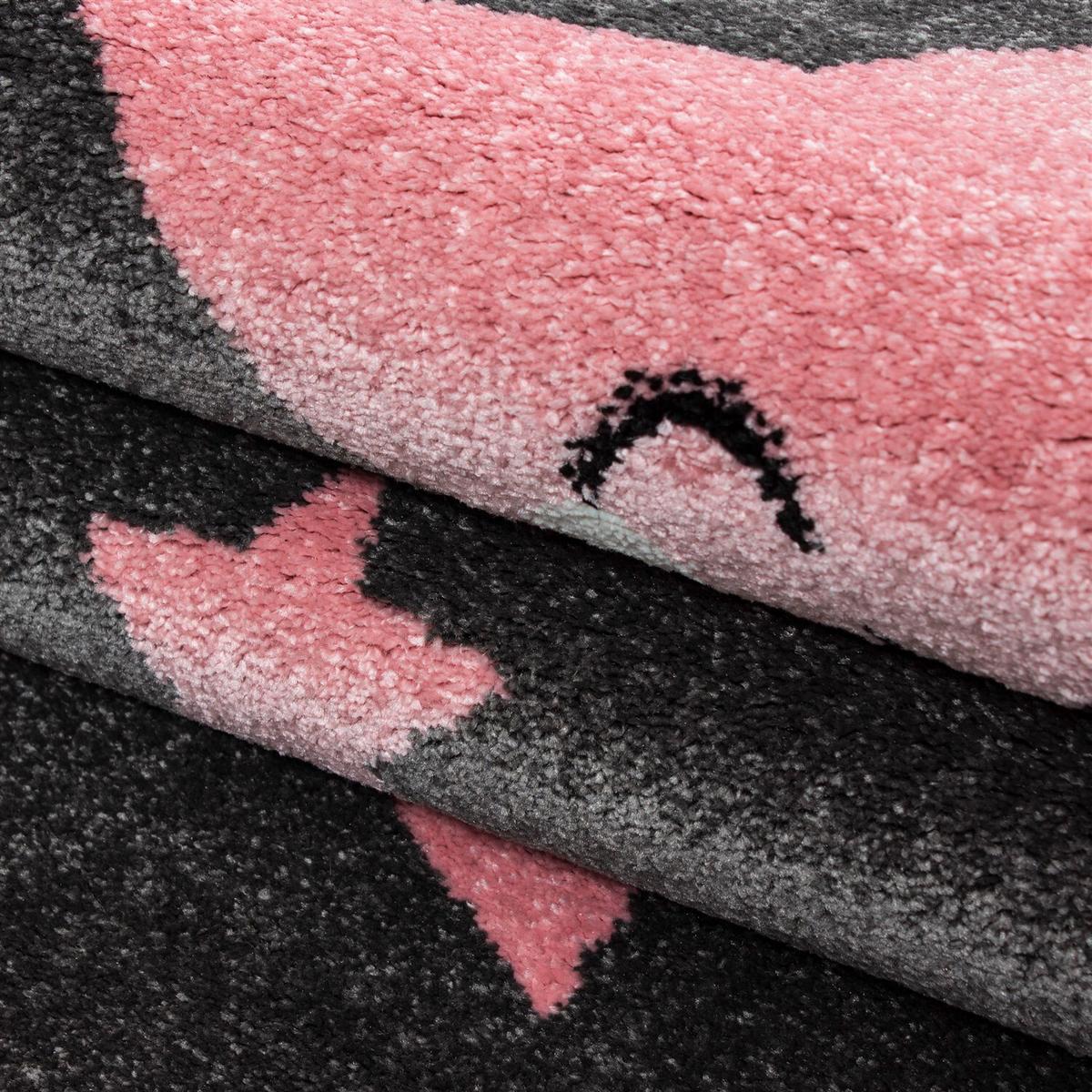 Kinderteppich Kids - Pink, Trend, Textil (140/200cm) - Ben'n'jen