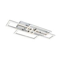 Led-deckenleuchte Niya - Chromfarben/Silberfarben, MODERN, Kunststoff/Metall (72/28,4/8cm) - Luca Bessoni