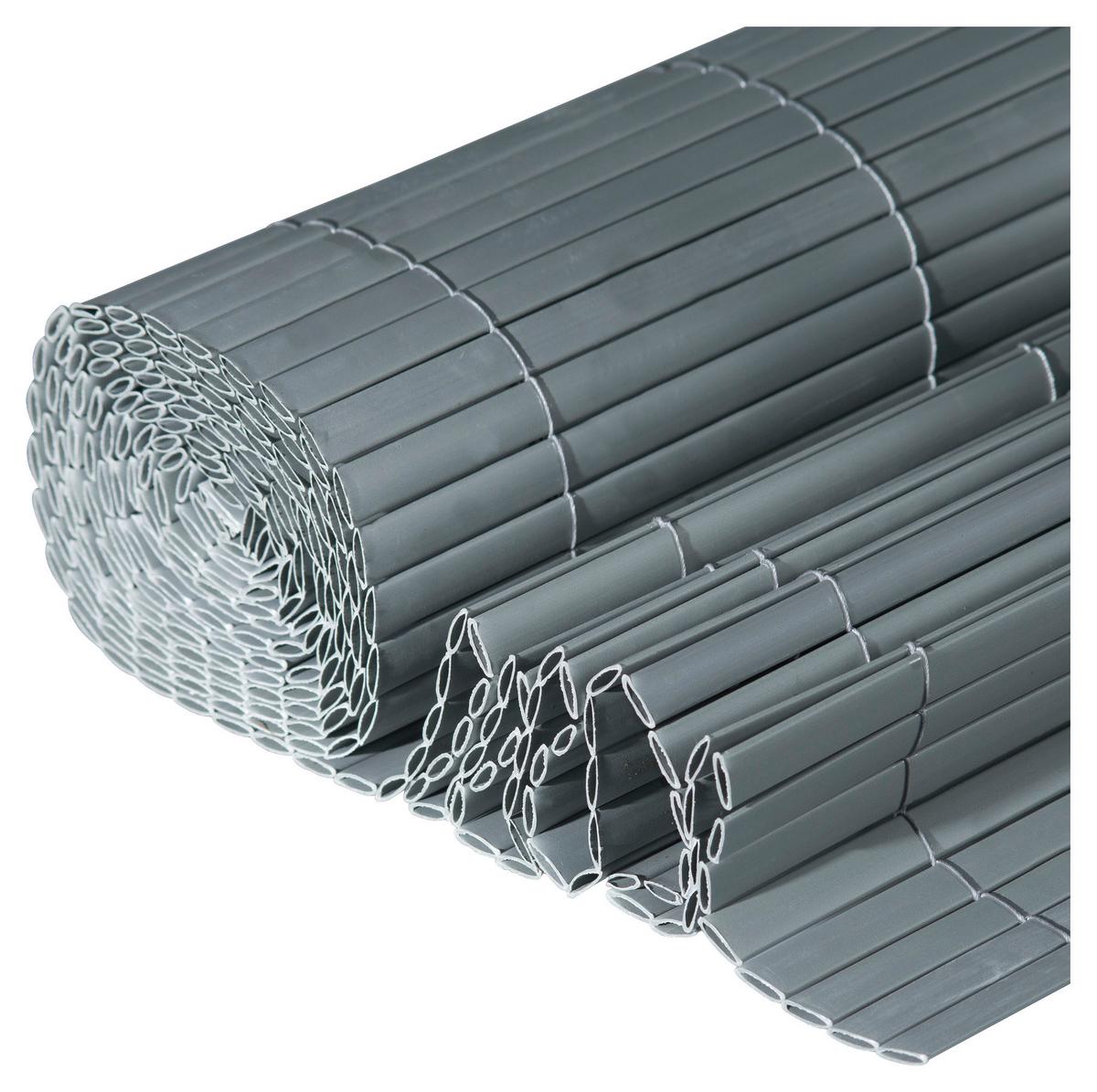 Sichtschutz Presidio Anthrazit 300x120 cm Witterungsbeständig - Anthrazit, Basics, Kunststoff (300/120cm)