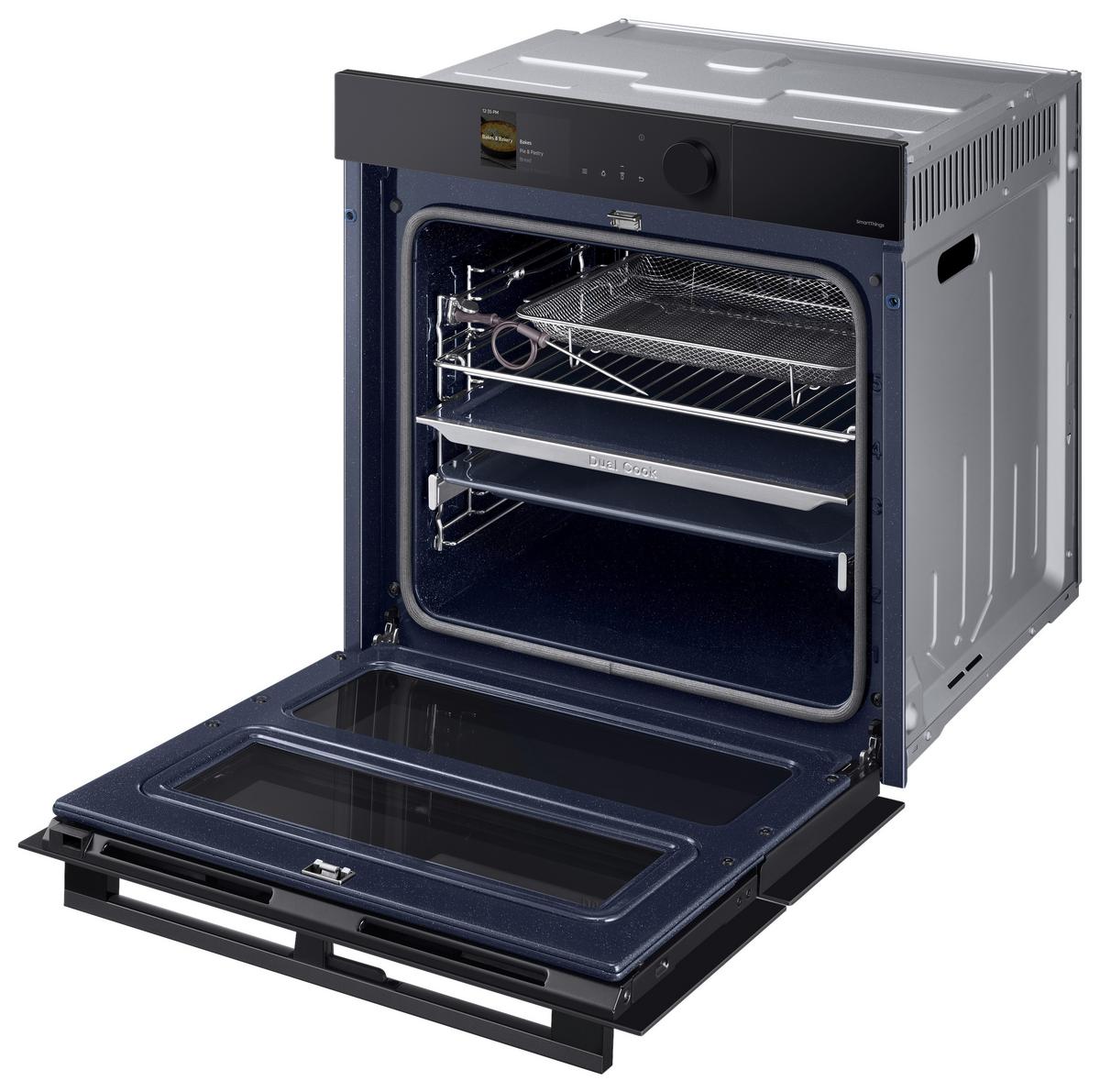 Backofen Nv7b6795jak/U3 - Schwarz, Design, Glas/Metall (59,5/59,5/57,1cm) - Samsung