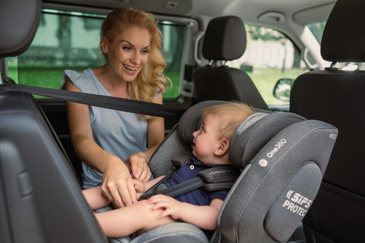 Reboarder-kindersitz One360 S - Schwarz, Basics, Kunststoff/Textil (43/58/48cm) - Osann