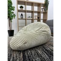 Sedací vak BUZZI, 280L, béžový menčester TILIA - béžová, Basics, textil (120/85/85cm) - Ondega