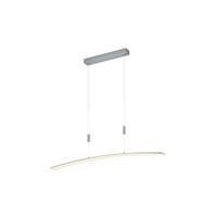 LED-Hängeleuchte 20446/1-36 - Alufarben, Design, Kunststoff/Metall (100/6/150cm) - Hell