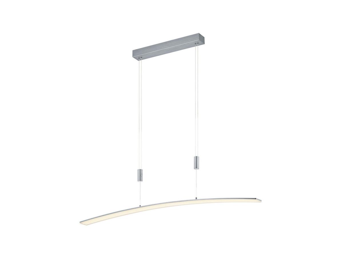 LED-Hängeleuchte 20446/1-36 - Alufarben, Design, Kunststoff/Metall (100/6/150cm) - Hell