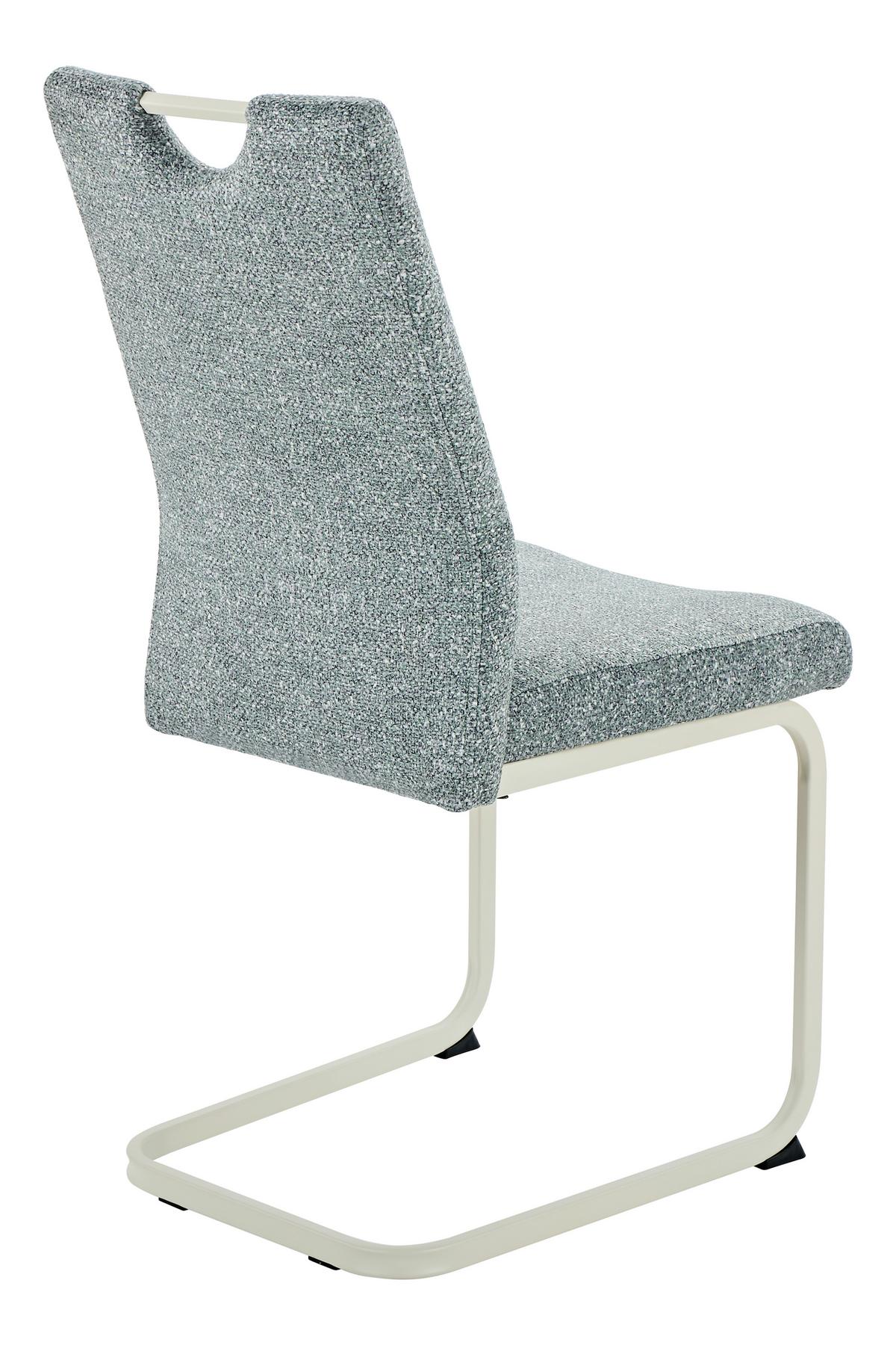 SCHWINGSTUHL-SET TIVOLI S 4ER-SET - Creme/Mintgrün, MODERN, Textil/Metall (45/98/59cm) - P & B