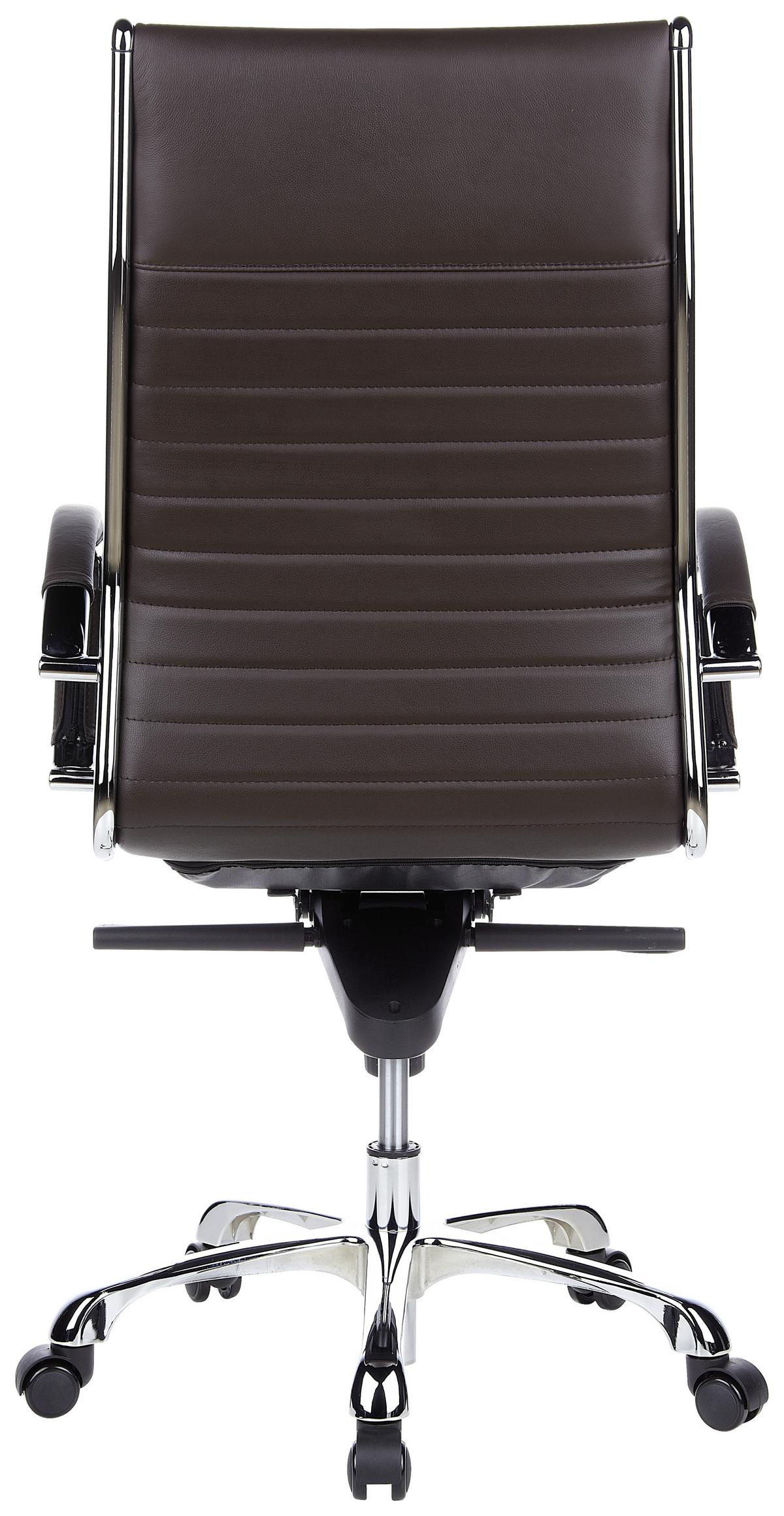 Drehstuhl Parma 20 Dunkelbraun - Dunkelbraun, MODERN, Leder/Kunststoff (60/125/50cm) - MID.YOU