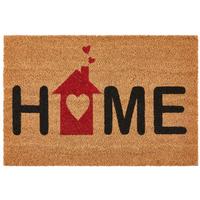 Fußmatte Kim 40x60 Cm Mit Kokos Rutschfest - Rot/Schwarz, KONVENTIONELL, Naturmaterialien/Kunststoff (40/60cm) - Ondega