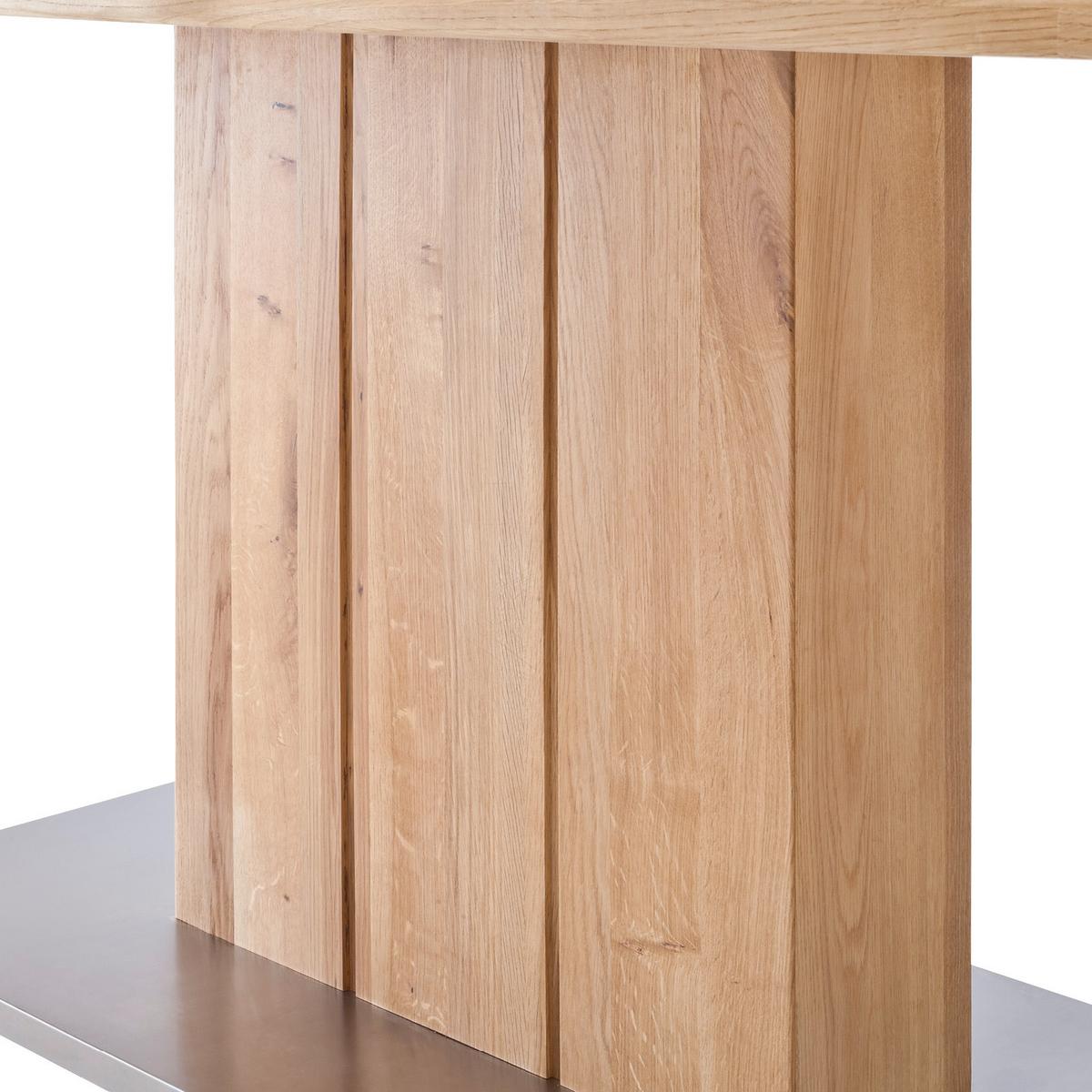 Esstisch Eiche Greta 200x100cm mit Baumkante - Design, Holz/Holzwerkstoff (200/100/77cm) - Livetastic