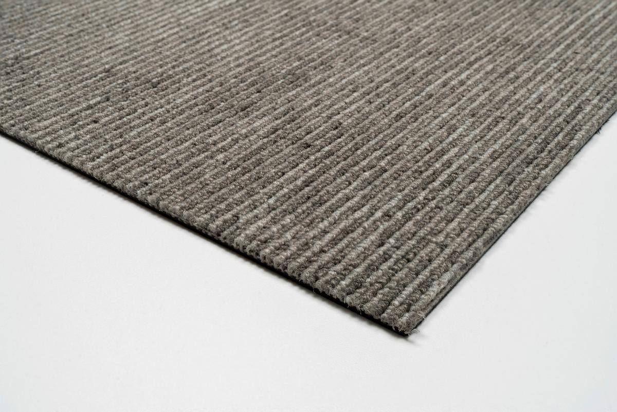 Teppichfliese Beige Marmaris 50x50 cm Florhöhe 3 mm - Greige, Basics, Textil (50/50cm)