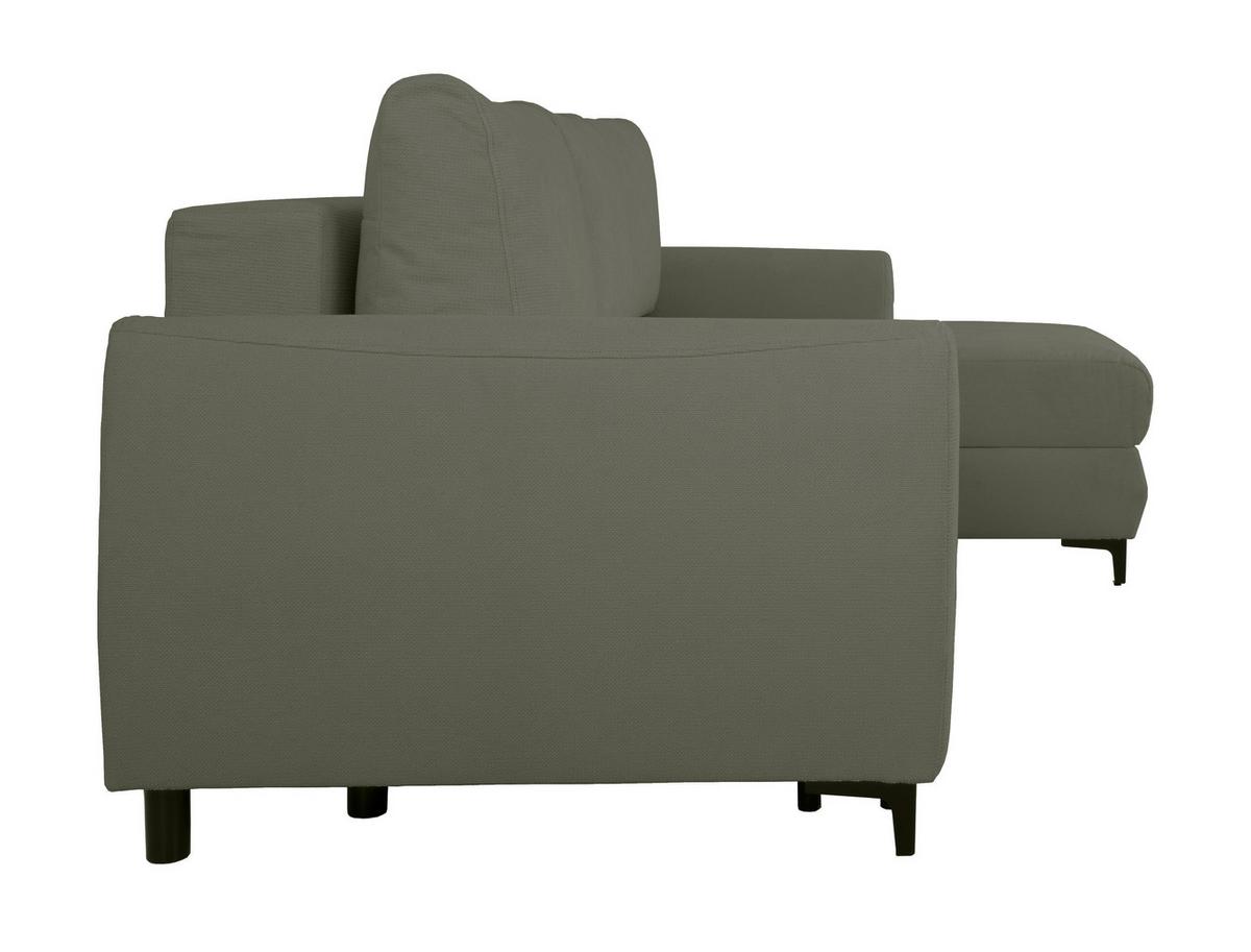 Ecksofa Moli, Grün S: 236x148 cm - Schwarz/Grün, Design, Textil (236/148cm) - MID.YOU