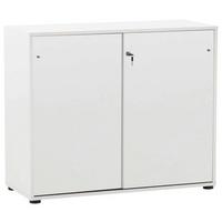 Aktenschrank Holzwerkstoff Weiß B: 100,1 Cm - Weiß, MODERN, Holzwerkstoff (100,1/83,6/41cm) - MID.YOU