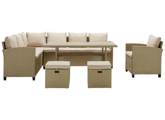 Loungegarnitur Porto - Beige/Grau, MODERN, Kunststoff/Textil (175/232cm) - Luca Bessoni Loungegarnitur Porto - Beige/Grau, MODERN, Kunststoff/Textil (175/232cm) - Luca Bessoni
