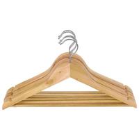 Sada vešiakov KATHRIN -EXT- - prírodná farba, Konventionell, kov/drevo (44,5cm) - Mömax