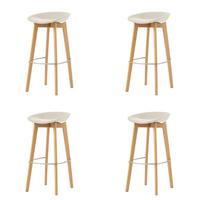 Barhocker-Set Keeve - Beige, MODERN, Holz/Metall (44,5/90/46cm) - MID.YOU