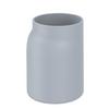 POHÁR NA ZUBNÉ KEFKY Hug, 8/11/7,1cm, sivá - sivá, Modern, plast (8/11/7,1cm) - Premium Living