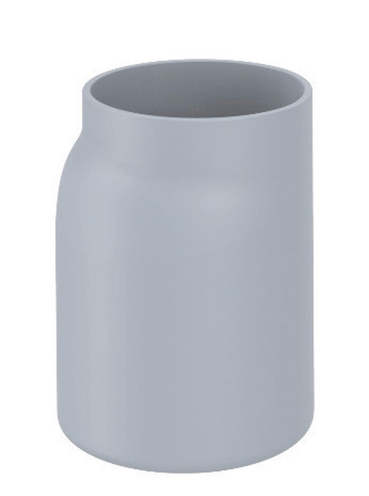 KELÍMEK NA ZUBNÍ KARTÁČEK Hug, 8/11/7,1cm, šedá - šedá, Moderní, plast (8/11/7,1cm) - Premium Living