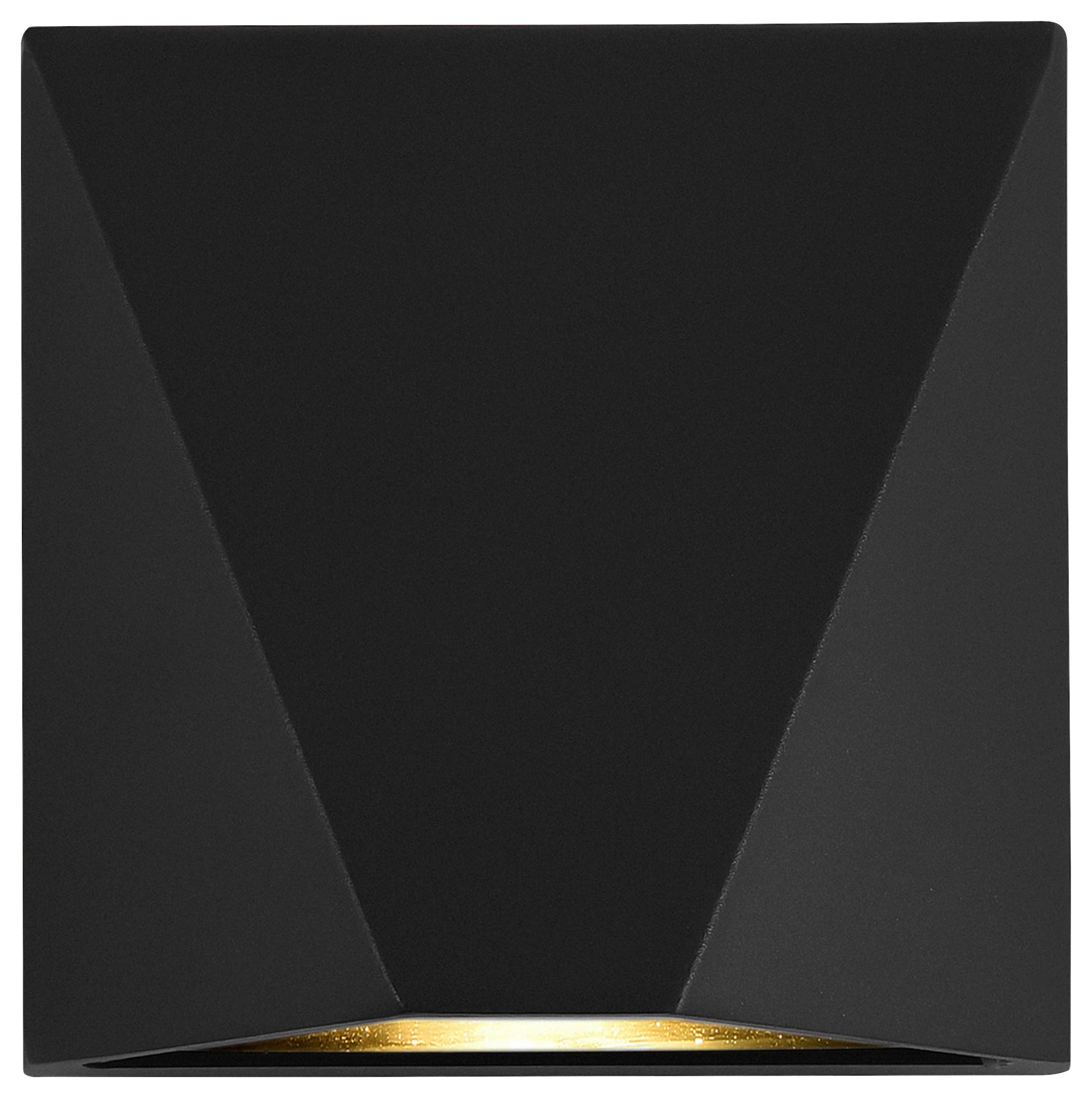 AUSSENWANDLEUCHTE BEEKMAN - Schwarz, MODERN, Glas/Metall (12/12/7cm) - MAYTONI