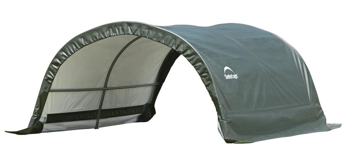 Zeltgarage Shelterlogic - Dunkelgrün, Basics, Kunststoff (300/260/150cm)