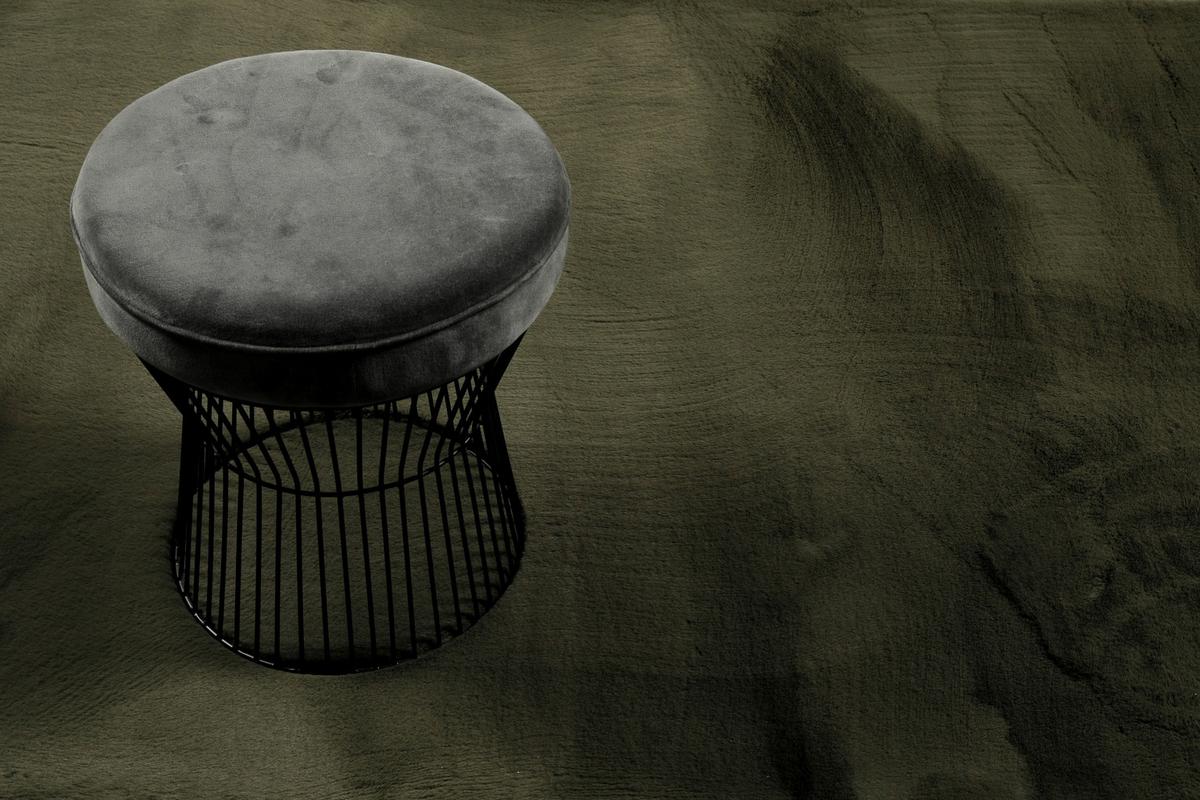 Hochflorteppich Alice Olivgrün 70x140 - Olivgrün, KONVENTIONELL, Textil (70/140cm) - Esprit