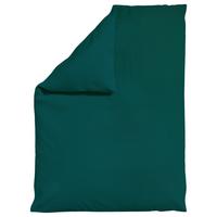 BETTDECKENBEZUG WOVEN SATIN FADE - Dunkelgrün/Petrol, Basics, Textil (155/220cm) - Schlafgut