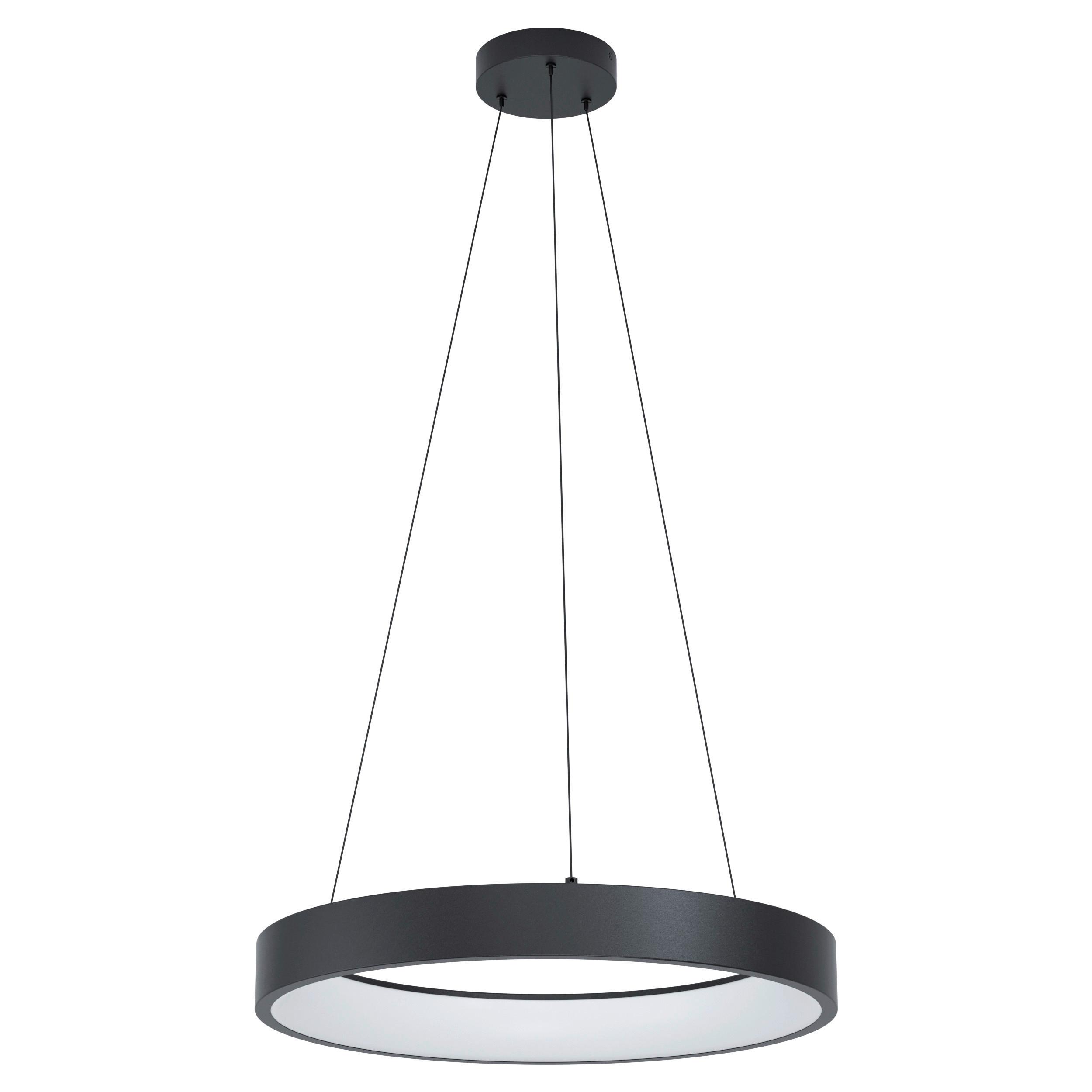 ZÁVESNÉ LED SVIETIDLO MARGHERA-Z - čierna/biela, Design, kov/plast (60/110cm) - Eglo