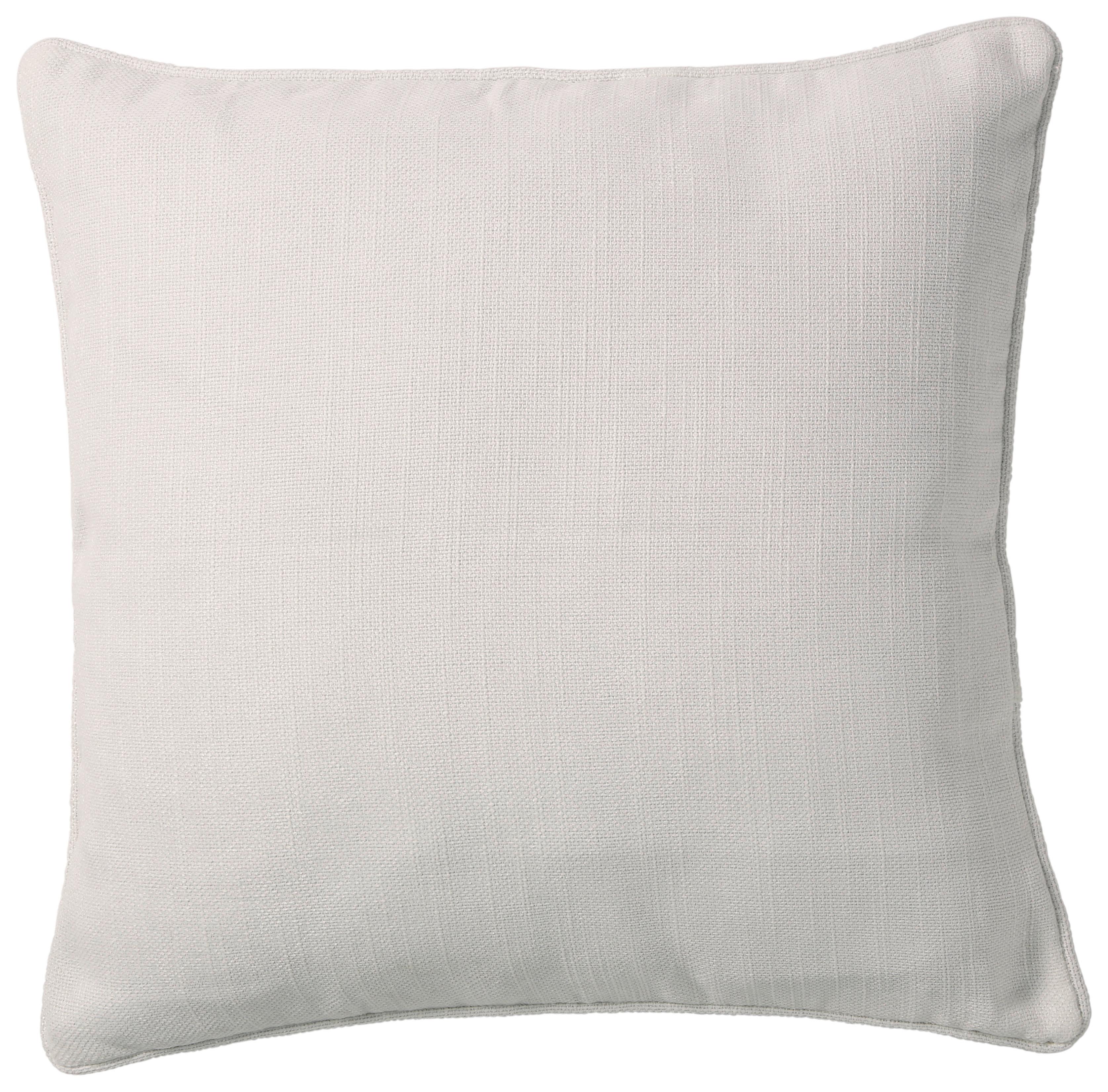 POŤAH NA VANKÚŠ Mary Leinen, 48/48 cm, biela - biela, Modern, textil (48/48cm) - Mary's