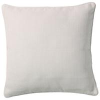POŤAH NA VANKÚŠ Mary Leinen, 48/48 cm, biela - biela, Modern, textil (48/48cm) - Mary's