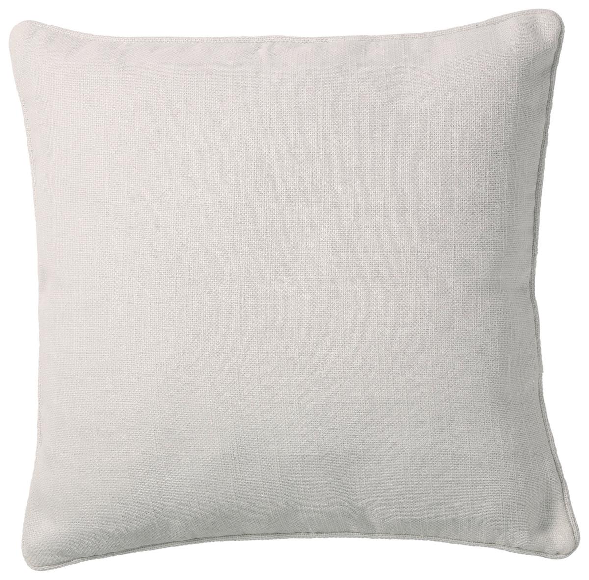 POŤAH NA VANKÚŠ Mary Leinen, 48/48 cm, biela - biela, Modern, textil (48/48cm) - Mary's