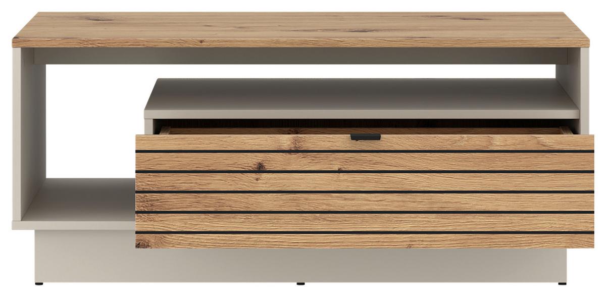 Couchtisch Nexa Kaschmir /Eiche Dekor B: 106cm - Kaschmir/Eiche Artisan, Basics, Holzwerkstoff/Kunststoff (106/45,5/65cm)