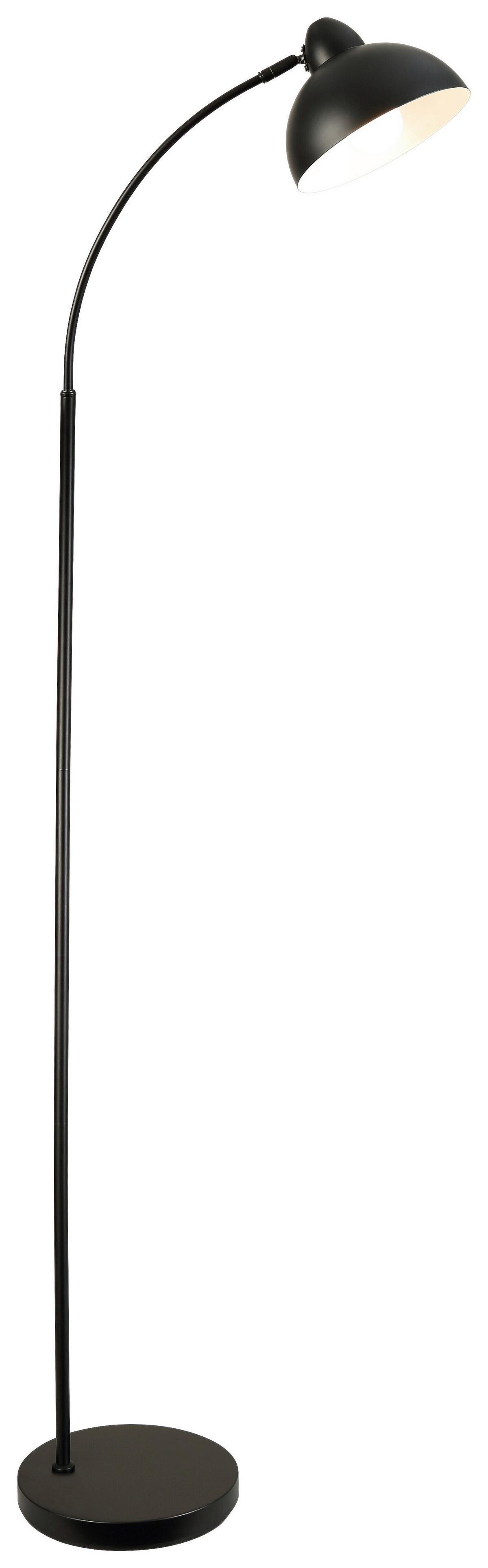 STOJACÍ LAMPA GUT - bílá/černá, Moderní, kov (55/24/155cm) - Mömax