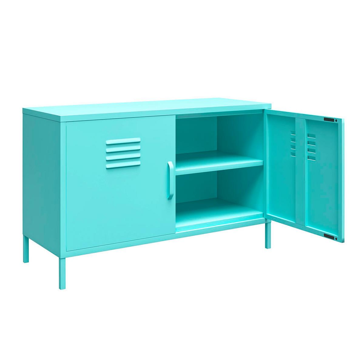 Kommode Cache Grün B: 98 Cm - Grün, Design, Metall (98/63/39cm) - MID.YOU
