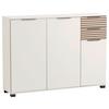 Schuhschrank Alexa 1420 - Eichefarben/Beige, Design, Holzwerkstoff (141,9/105,5/35cm) - MID.YOU