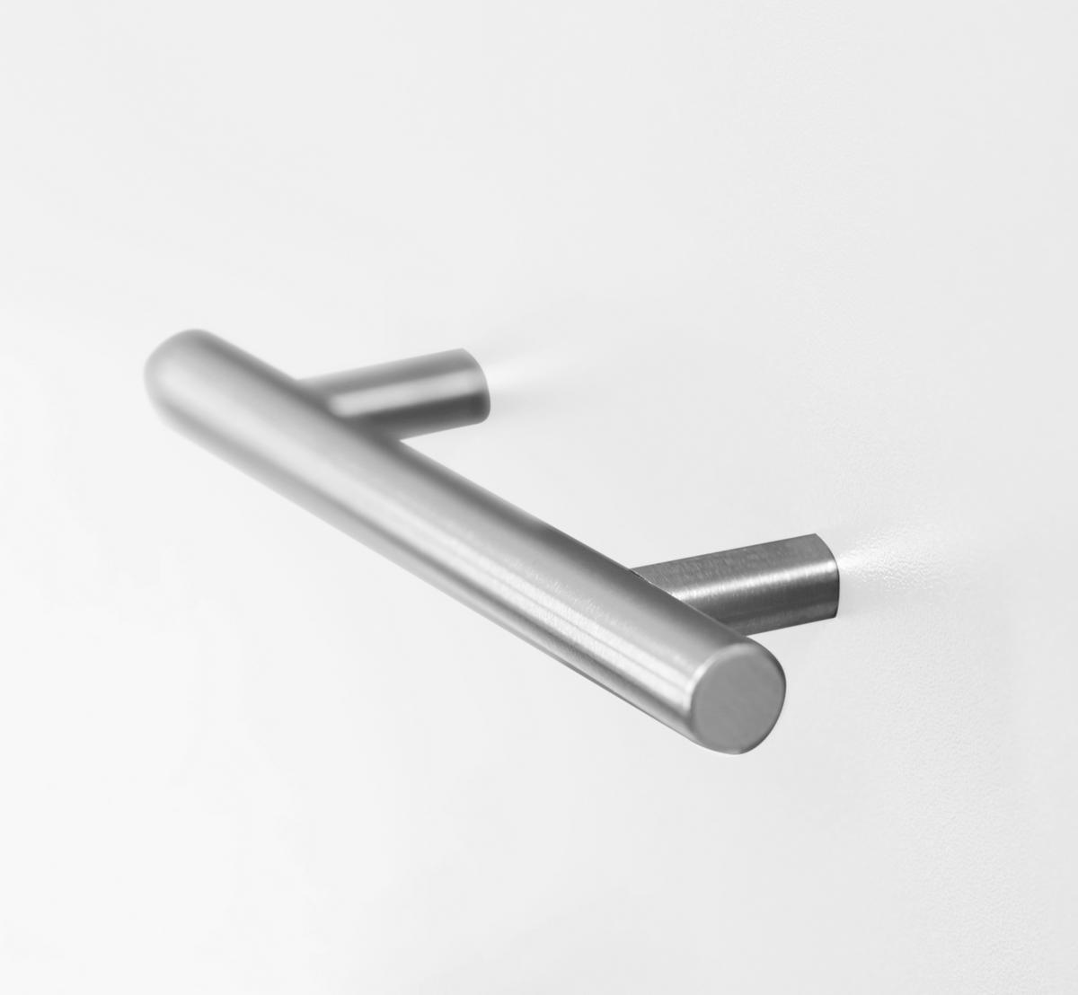 Miniküche Merle Weiß/Eiche Dekor B:100cm - Eichefarben/Weiß, Basics, Glas/Holzwerkstoff (100cm) - Respekta