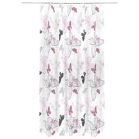 Duschvorhang Svenja BxL 180/200 cm Rosa - Pink/Rosa, MODERN, Textil (180/200cm) - Luca Bessoni