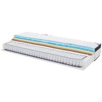 Taschenfederkernmatratze Pluma Coco 120x200 cm H3 H: 27 cm - Weiß, Textil (120/200cm) - Ele