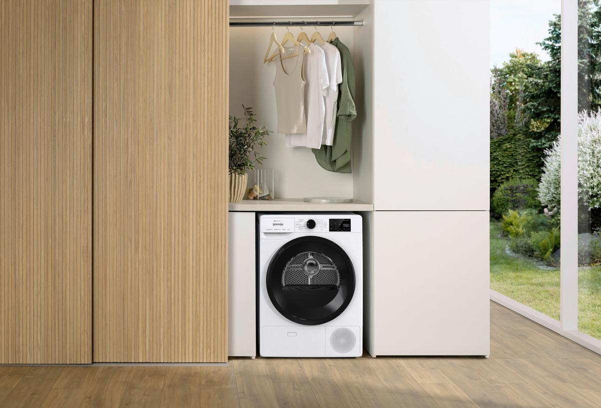 Wärmepumpentrockner Dpne82/gn - Weiß, MODERN, Glas/Kunststoff (60/85/62,5cm) - Gorenje